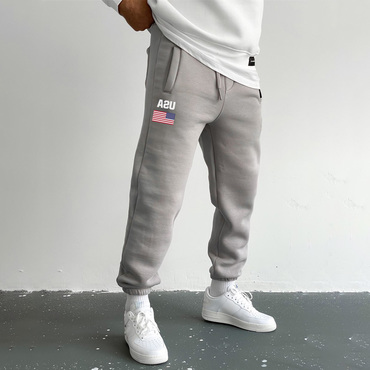 Usa Print Sweatpants Chic