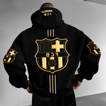 Unisex Oversized Football Team Chic Streetwear Hoodie