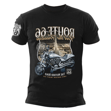 Unisex Route66 Vintage Outdoor Chic Leisure T-shirt