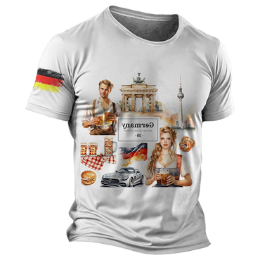 Unisex Watercolor Germany Clipart Chic Flag T-shirt