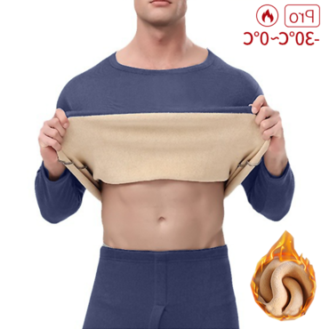 Men's Fleece Thickened Underwear Chic Base Suit Home Clothes