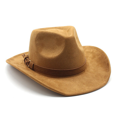 Unisex Western Cowboy Outdoor Chic Wool Suede Hat