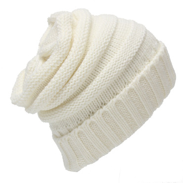 Outdoor Striped Pullover Warm Chic Wool Knitted Hat