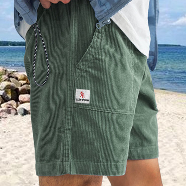 Men's Surf Shorts Gramicci Chic Retro Corduroy Beach Daily Casual Shorts