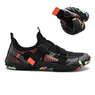 Men's Contrast Color Ribbon Chic Anti-slip Outdoor River Tracking Shoes