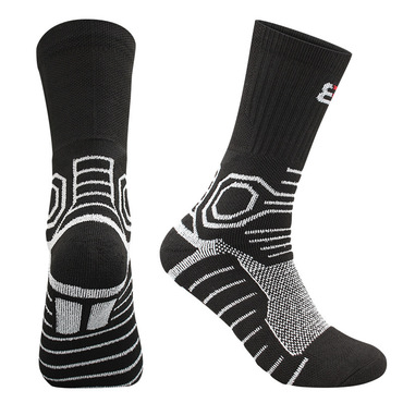 Men's Outdoor Towel Bottom Chic Wear-resistant Sweat-absorbing Non-slip Mid-tube Sports Socks