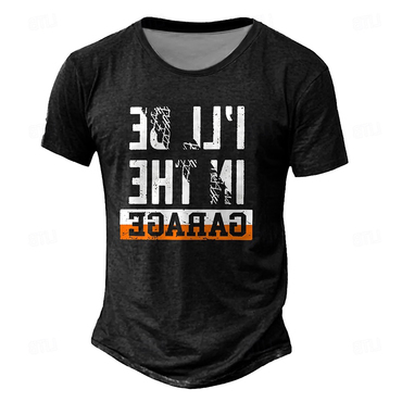 Men's Casual Short-sleeved Round Neck Chic T-shirt