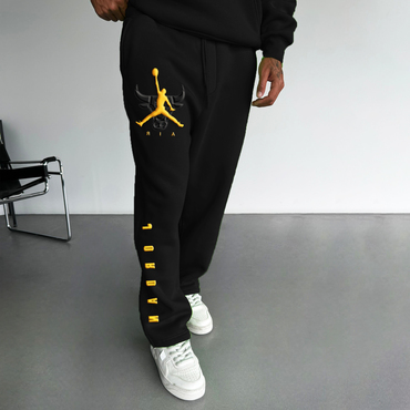 Unisex Basketball Jump Man Chic Sweatpants