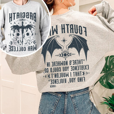 Rebecca Tee Basgiath War Chic College Shirt Bookish 2 Side Sweatshirt Unisex