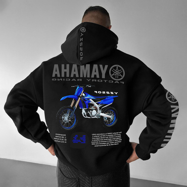 Unisex Motorcycle Yamaha Racing Chic Oversized Hoodie