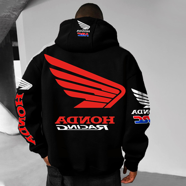 Unisex Oversized Hd Racing Chic Hoodie