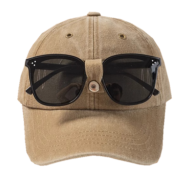 Reverse Spectacles Peaked Cap Chic Sunglasses Baseball Cap