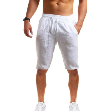 Men's Shorts Sporty Short Chic Pants Sports Solid Color