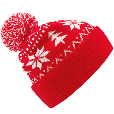 Unisex Christmas Fur Ball Chic Knitted Hat