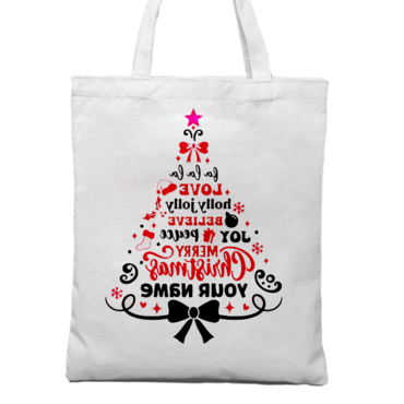 Christmas Tree Christmas Gift Chic Tote Bag Canvas Bag