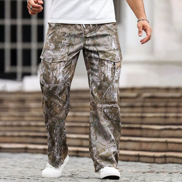 Men's Camouflage Loose Multi Chic Pocket Pants