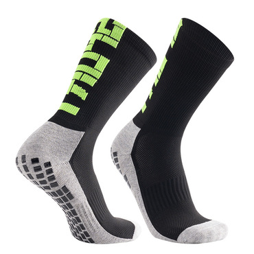 Men's Football Glue-on Anti-slip Chic Sports Thickened Towel Bottom Stockings Training Floor Socks