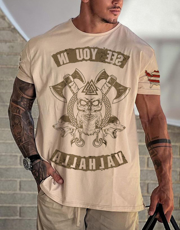 Men's Valhalla Print Chic T-shirt