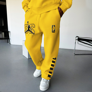 Unisex Basketball Jump Man Chic Casual Sweatpants