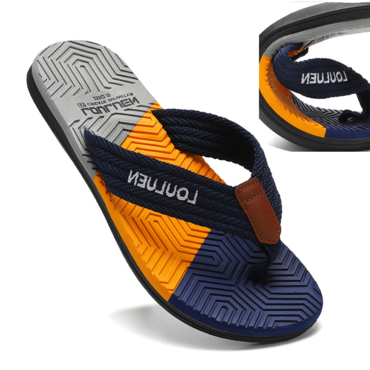 Men's Colorblock Hawaiian Vacation Chic Beach Sandals