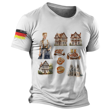 Unisex Watercolor Germany Clipart Chic Flag T-shirt