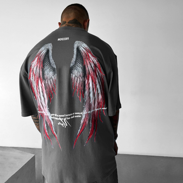 Oversize Angel Wings Chic T-shirt