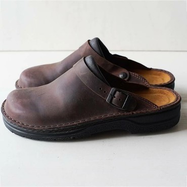 Men's Square Head Retro Chic Slippers