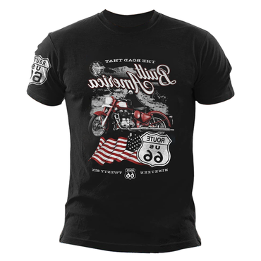 Unisex Route66 Vintage Outdoor Chic Leisure T-shirt