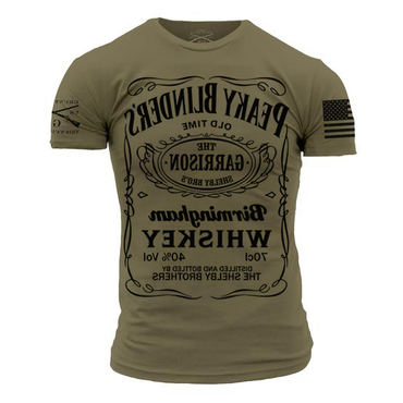 Mens Peaky Blinders Whiskey Chic Printed T-shirt