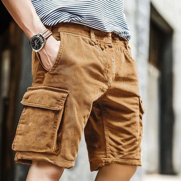 Surf Shorts Street Retro Chic Skateboard Corduroy Shorts