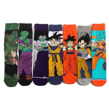 Unisex Anime Middle Tube Chic Cotton Socks Cartoon Long Tube Trendy Personality Cotton Socks