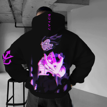 Unisex Casual Anime Print Chic Oversized Hoodie