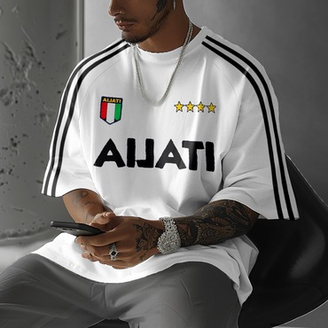 Unisex Italian Football Y2k Chic Oversized T-shirt