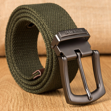 Men's Outdoor Thick Canvas Chic Belt