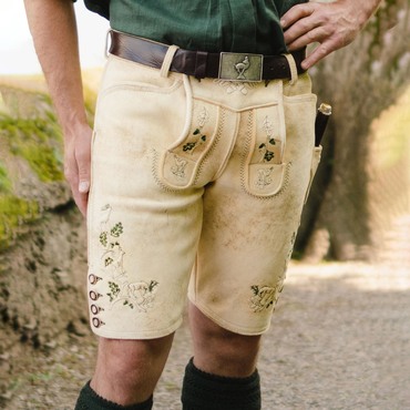 Men's Vintage Oktoberfest Bavaria Chic Pocket Traditional Shorts