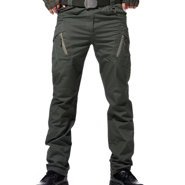 Men's Fashion Metal Chic Zipper Outdoor Special Forces Combat Trousers