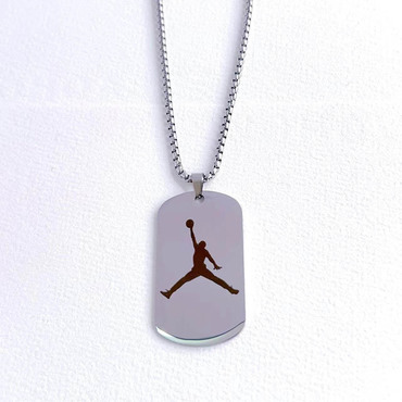 Basketball Hip-hop Fashion Trend Chic Titanium Steel Necklace