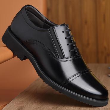 Men's Derby Shoes Genuine Chic Leather Business Dress Casual