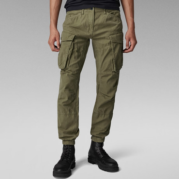 Men's Vintage Outdoor Tapered Chic Cuff Cargo Pants