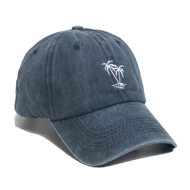 Men's Vintage Embroidered Coconut Chic Tree Outdoor Cap