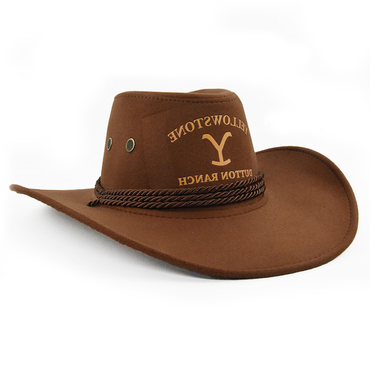 Men's Western Yellowstone Cowboy Chic Vintage Cavalier Hat
