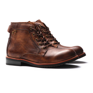 Men's Lace-up Retro Tooling Chic Motorcycle Boots