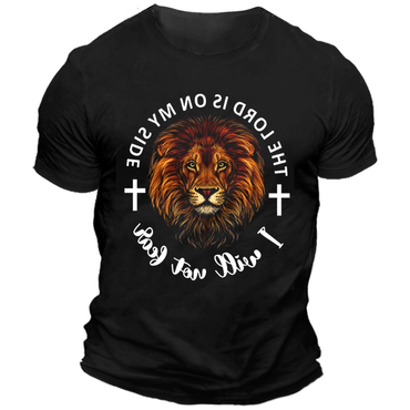 Men's The Lord Is Chic On My Side I Will Not Fear T-shirt