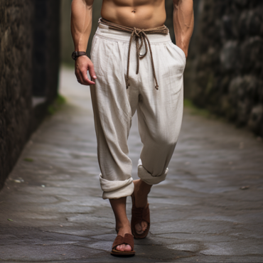 Men's Breathable Linen Casual Chic Pants