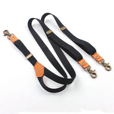 Men's Retro Y-shaped Suspenders Chic With Three Clips And Hook Suspenders