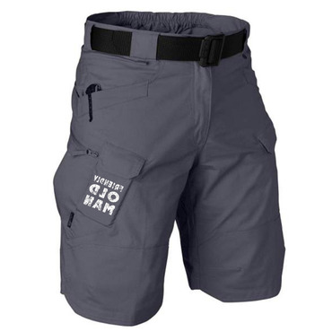 Men's Old Man Multifunctional Chic Waterproof Multi-pocket Outdoor Tactical Shorts