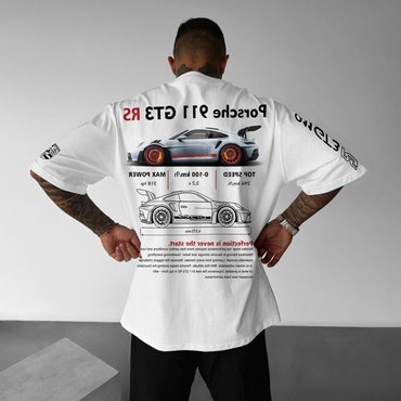 Oversize Sports Car 911 Chic Gt3rs T-shirt