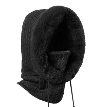 Outdoor Fleece Thermal Mask Chic Hat