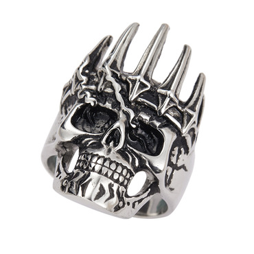 Punk Rocking Skull Ring Chic Punk Style Stainless Steel