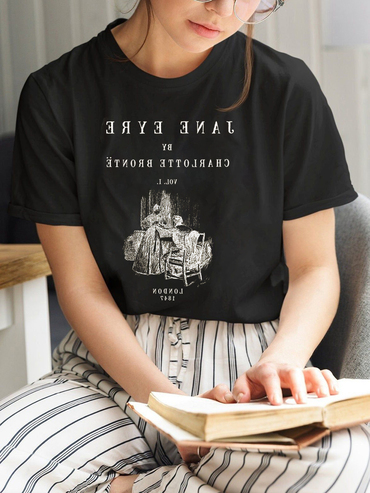 Jane Eyre Shirt, Charlotte Chic Bronte Shirt, Jane Eyre T-shirt, Jane Eyre Gift
